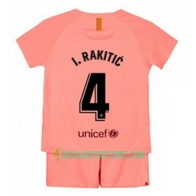 Koszulka FC Barcelona I.Rakitic 4 Dziecięcy Trzeci Stroje Piłkarskie 2018/19 Krótki Rękaw